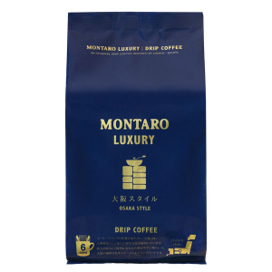 Я/Кофе MONTARO молотый фильтр-пакет LUXURY OSAKA 11гр*6шт м/у (синий) 1/12