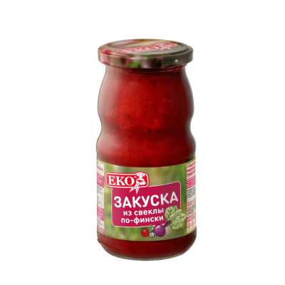 Закуска ЕКО из свеклы по-фински 490 гр ст/б
