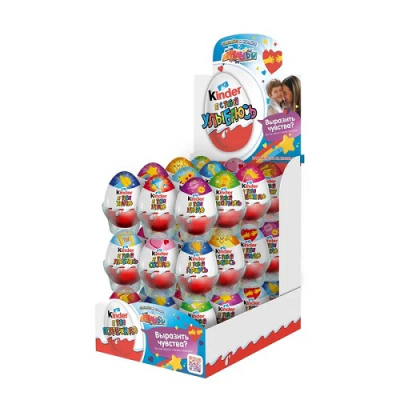 Яйцо шок Киндер Сюрприз ИМЕНА 20гр 1/36