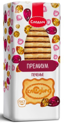 Печенье фас Слодыч 390гр с Премиум 1/12