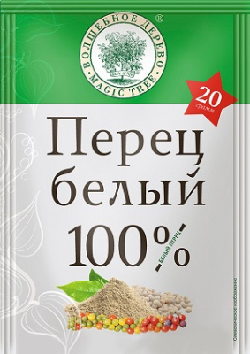 Волшебное Дерево Перец белый молотый 20гр 1/10 1/40 №157 №194