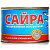 Сайра ТЕОС натуральная ТУ 230гр ж/б ключ  1/24
