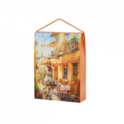 Конфеты х/к Беларусь Арт Коллекшн Делюкс 180гр оранжевая коробка 1/10   187/О