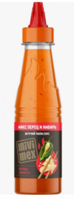 Соус чили Мивимэкс ПЕРЕЦ И ИМБИРЬ жгучий 215 г 1/15