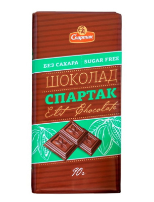 Шок Спартак Горький БЕЗ добавления САХАРА 85гр 1/25 конверт шоу-бокс  9948