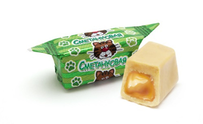 Конфеты СВИТ ЛАЙФ Сметанковая мол нач со вкусом сметаны  1/1/4 Пензен.обл