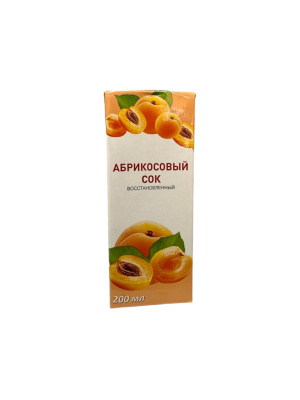 Сок ГОСТ Нектар 0,2л Абрикос 1/27
