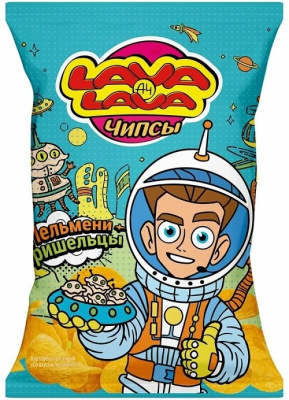 Чипсы Лава Лава 50гр вкус пельменей 1/24
