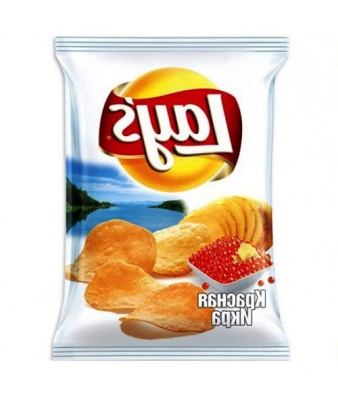 Чипсы Лейс 107гр Красная икра 1/20