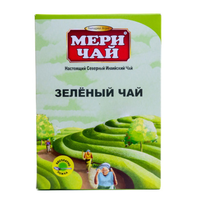 Чай МЕРИ зел 250гр индийский с чайной ложкой 1/24