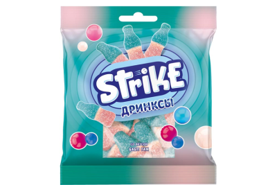 Мармелад фас Ж.М.Strike 70гр ДРИНКСЫ  1/50  РВМ587