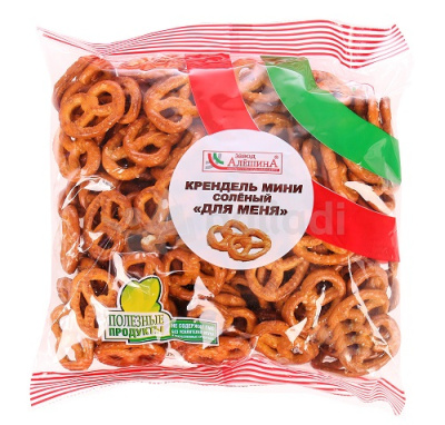 Печенье Т/В Алешин Крендель МИНИ соленый Для меня 1/2,7