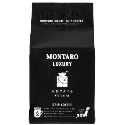 Я/Кофе MONTARO молотый фильтр-пакет LUXURY KYOTO 11гр*6шт м/у (черный) 1/12