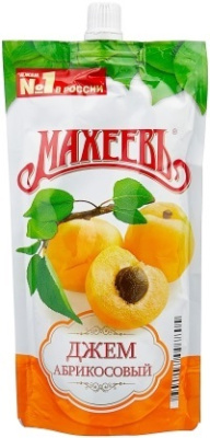 Джем Махеев 300 гр Абрикос дой-пак 1/16