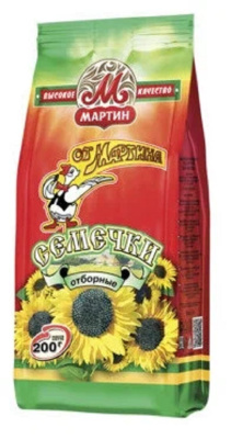 Семечки от Мартина отборные 200гр 1/25