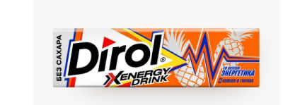 Жев резинка Дирол ЭНЕРГЕТИК и АНАНАС 1/30