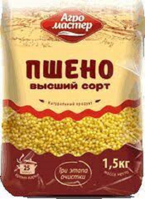Крупа Агро Мастер Пшено1500гр 1/8