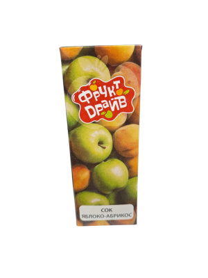Сок ГОСТ ФруктДрайв 1л Яблоко-Абрикос (Без ШТРИХ КОДА) 1/12