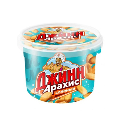 Арахис Джин 130гр жареный соленый 1/24