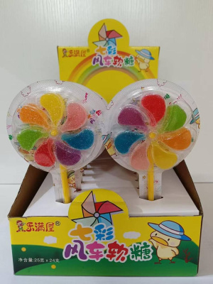 Мармеладная конфета Gummy House 3D РАДУЖНАЯ МЕЛЬНИЦА  25гр  1/24