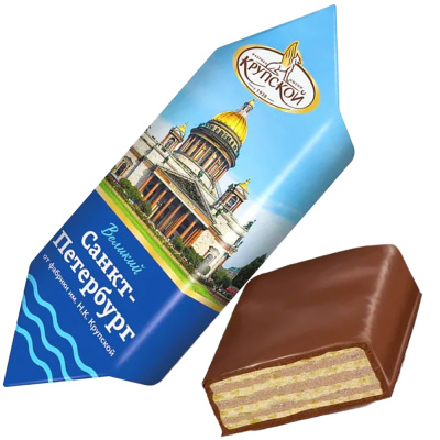 Конфеты Славянка Великий Санкт-Петербург вафел.укруп. 1/1/5