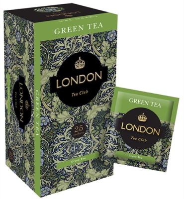 Чай Лондон (London Tea Club) 25пак Зеленый сашет 1/17